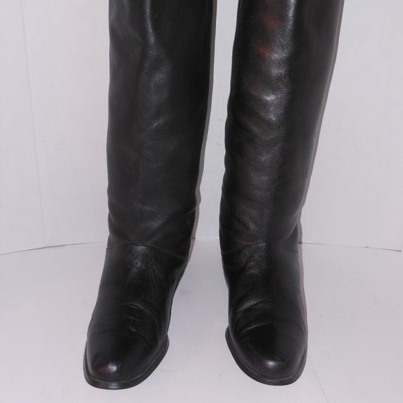 BAKERS BLACK LEATHER BOOTS SIZE 8 MEDIUM - Picture 3 of 5